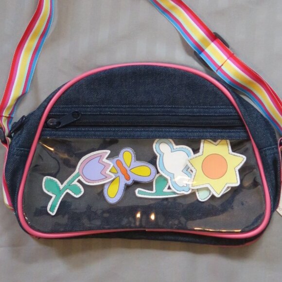 GapKids Purse/Bag w/Attachable Play Pieces-Flowers, Butterfly, Sun & Cloud  NWT - Picture 2 of 9
